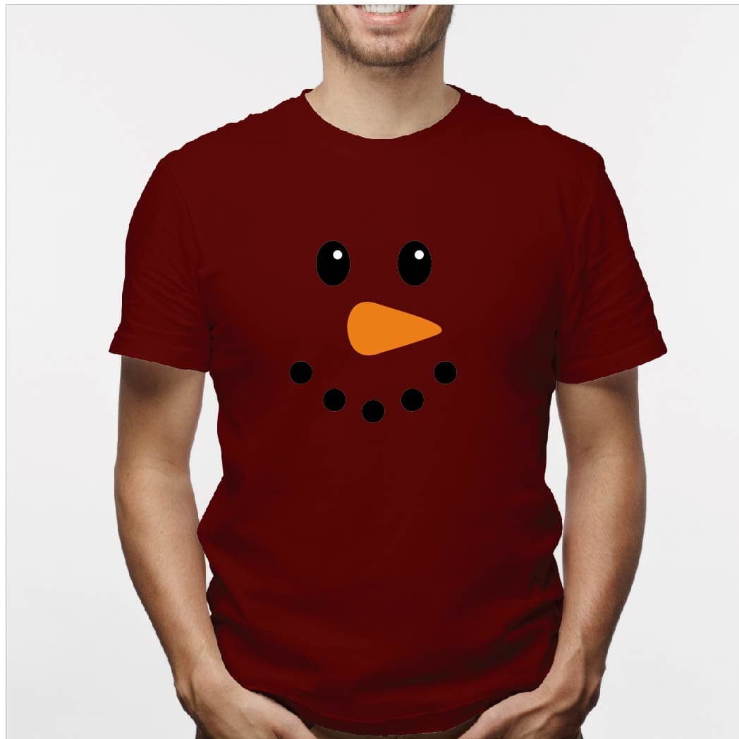 Camisa estampada para hombre  tipo T-shirt (NAVIDAD) muñeco de nieve — foto 3