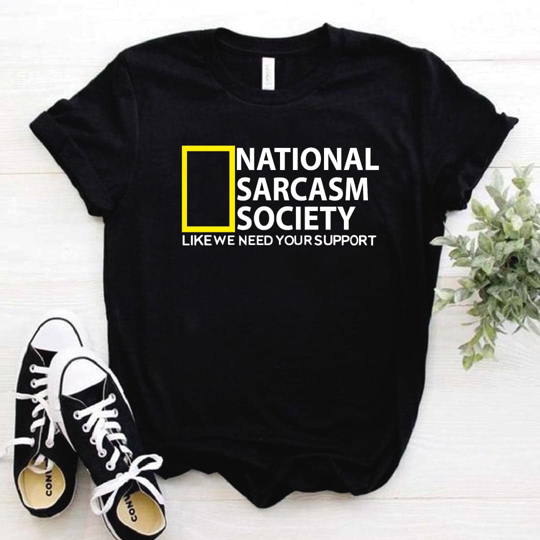 Camisa estampada tipo T-shirt NATIONAL SARCASM (DAMA) — foto 1