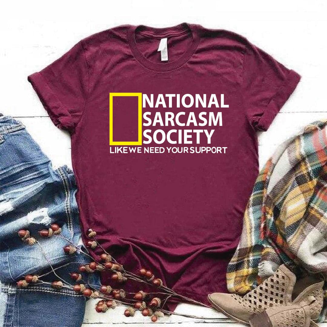 Camisa estampada tipo T-shirt NATIONAL SARCASM (DAMA) — foto 2
