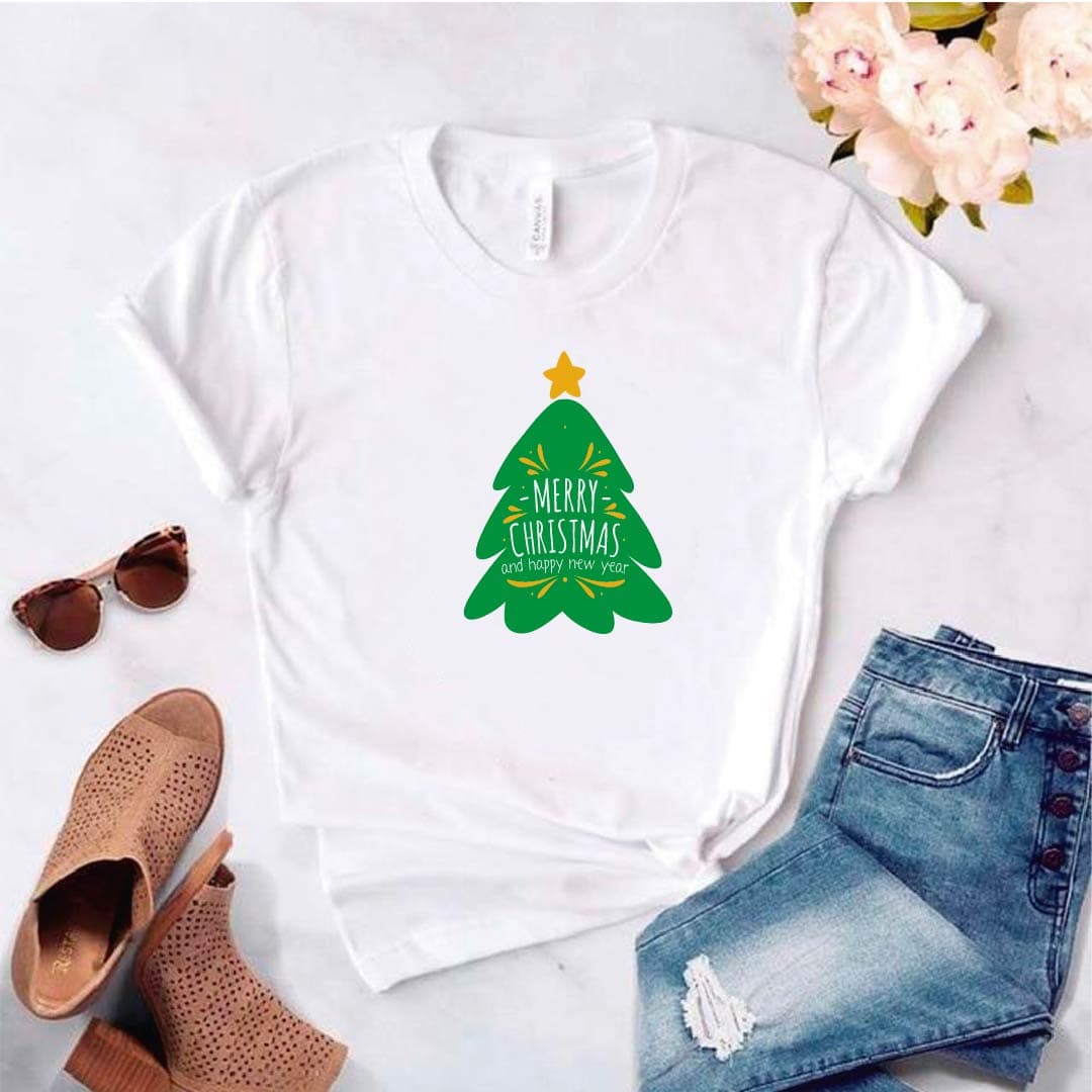 Camisa estampada  tipo T-shirt (navidad) arbolito — foto 6