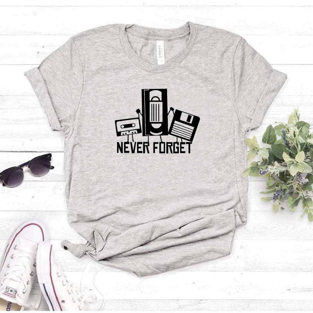 Camisa estampada  tipo T-shirt NEVER FORGET — foto 8