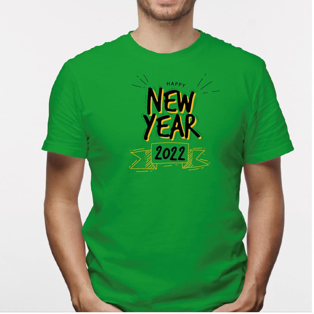 Camisa estampada para hombre  tipo T-shirt (NAVIDAD) new year 2022 — foto 7