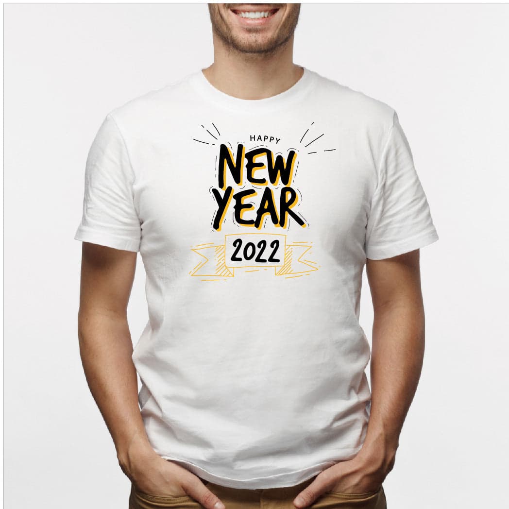 Camisa estampada para hombre  tipo T-shirt (NAVIDAD) new year 2022 — foto 1