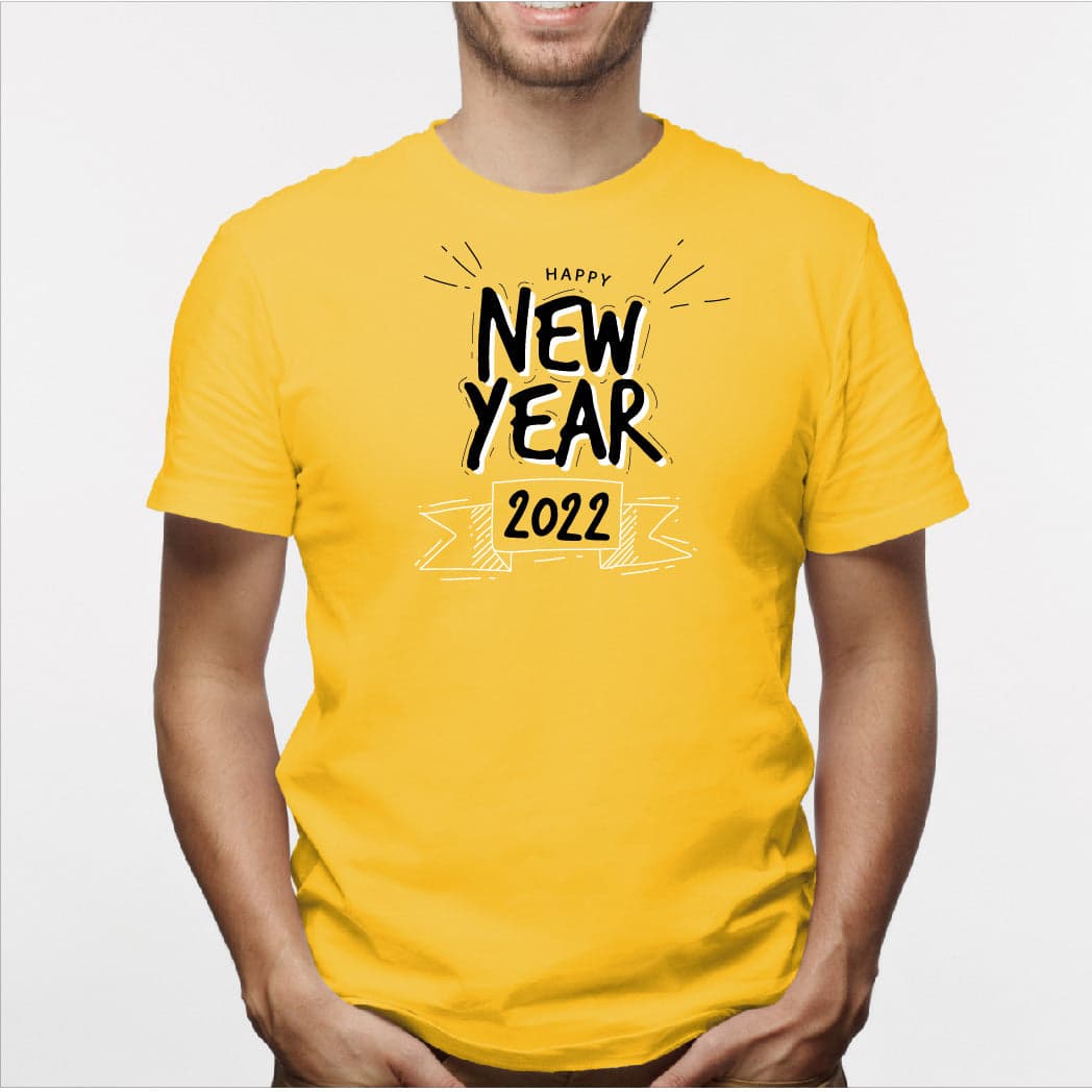 Camisa estampada para hombre  tipo T-shirt (NAVIDAD) new year 2022 — foto 2