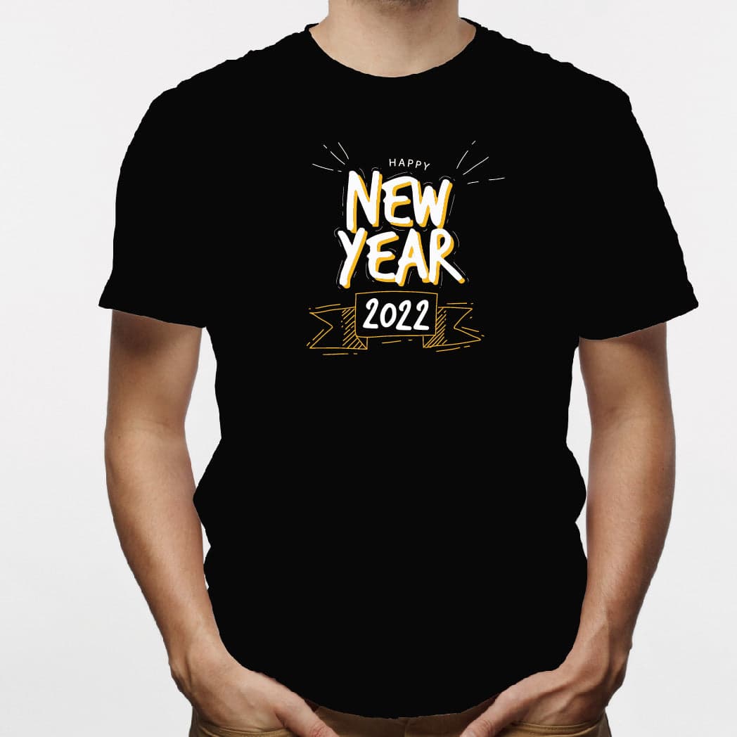 Camisa estampada para hombre  tipo T-shirt (NAVIDAD) new year 2022 — foto 6