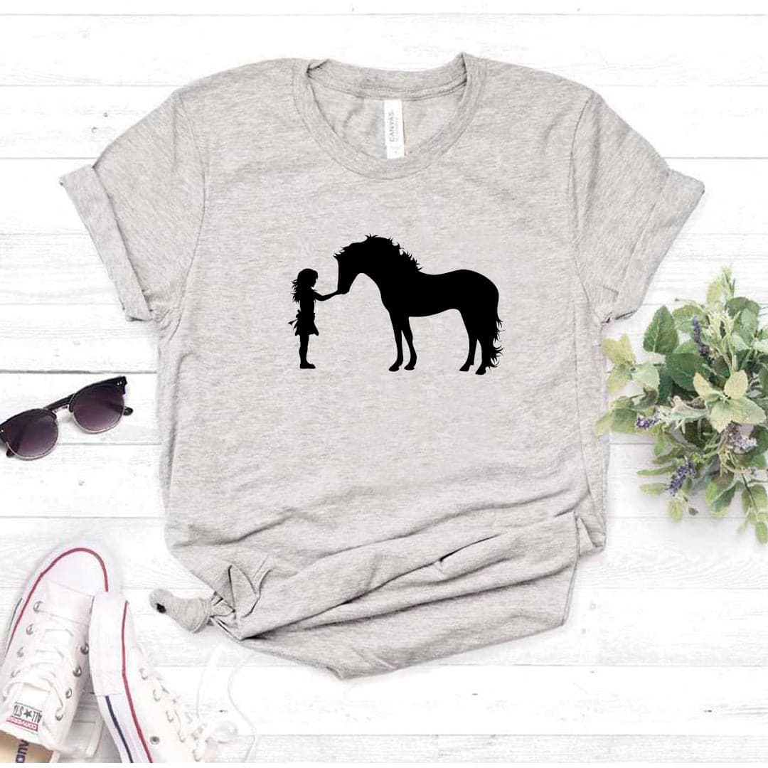 Camisa estampada tipo T- shirt Niña Caballo — foto 8