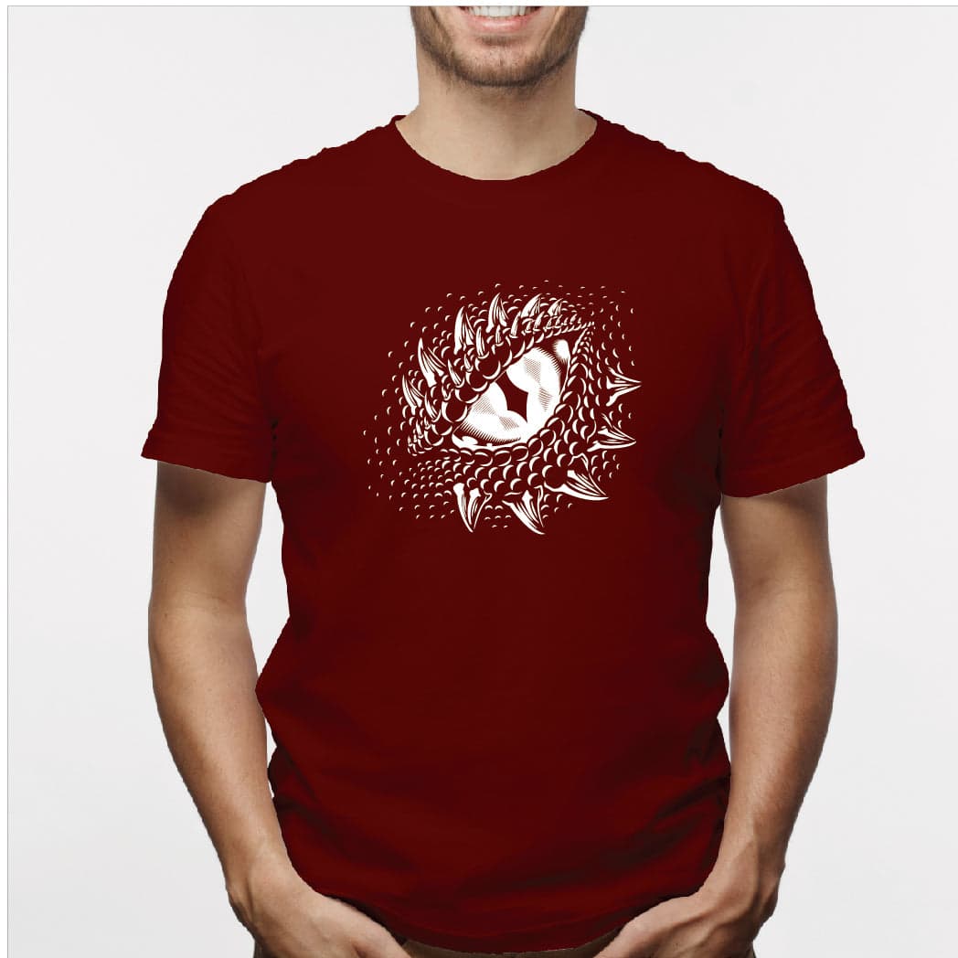Camisa estampada para hombre  tipo T-shirt Ojo Dragón — foto 6