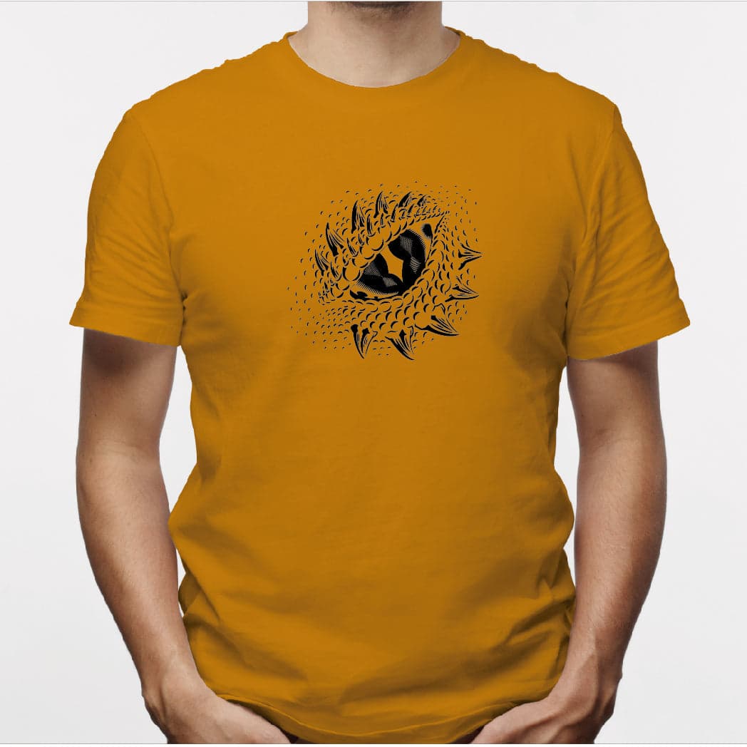Camisa estampada para hombre  tipo T-shirt Ojo Dragón — foto 7