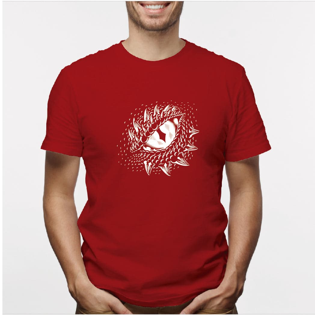 Camisa estampada para hombre  tipo T-shirt Ojo Dragón — foto 2
