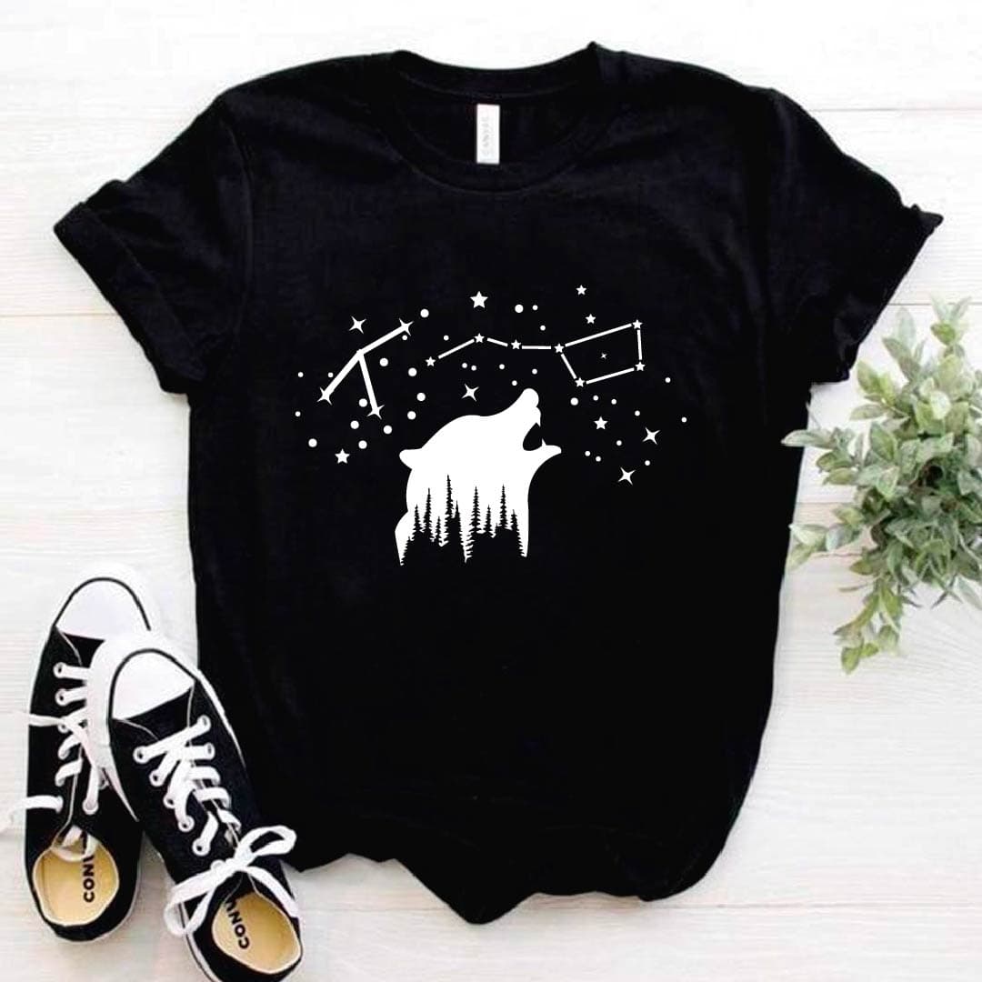 Camisa estampada tipo T-shirt Constelación Osa mayor y Osa menor — foto 5