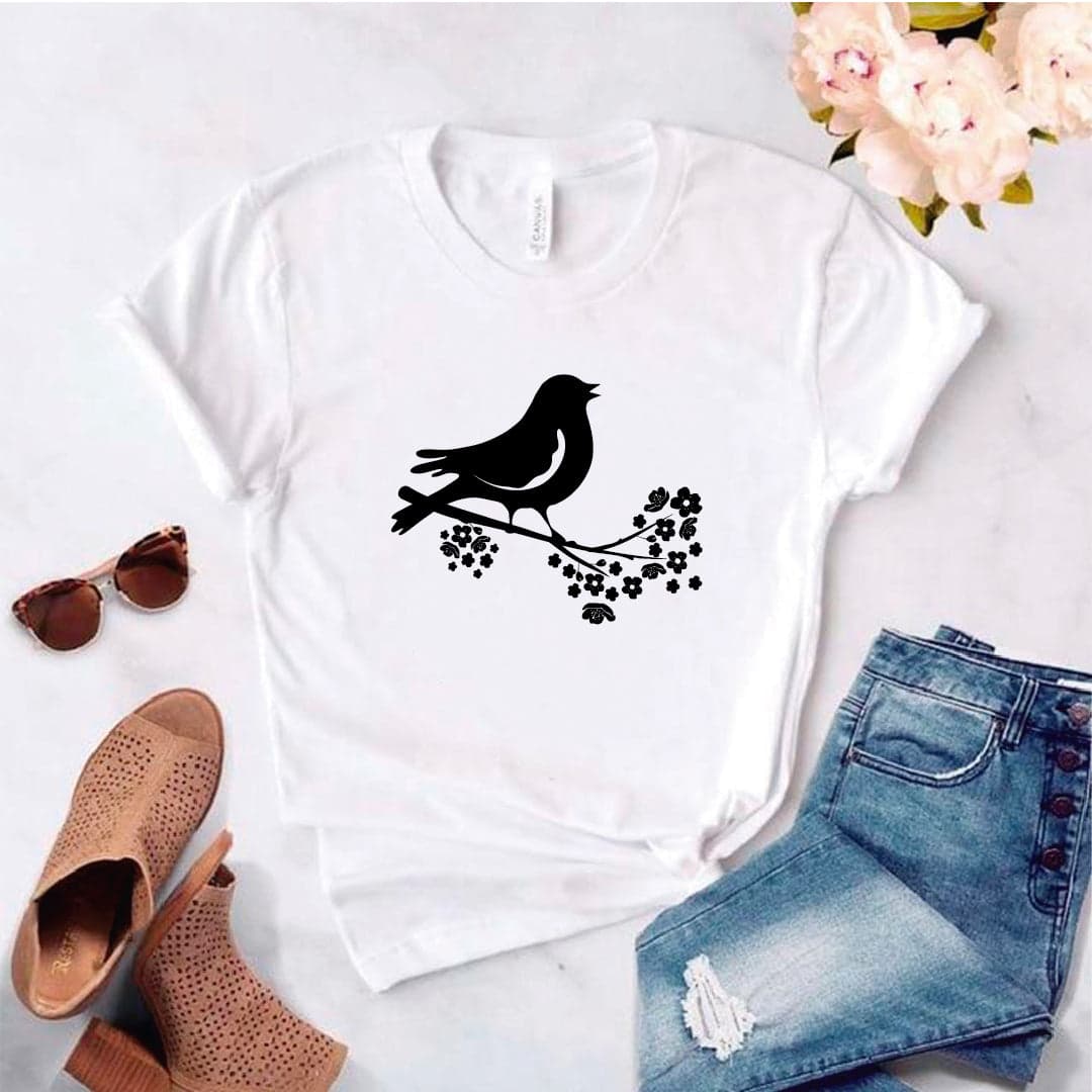 Camisa estampada tipo T- shirt Pajarito en rama 2 — foto 2