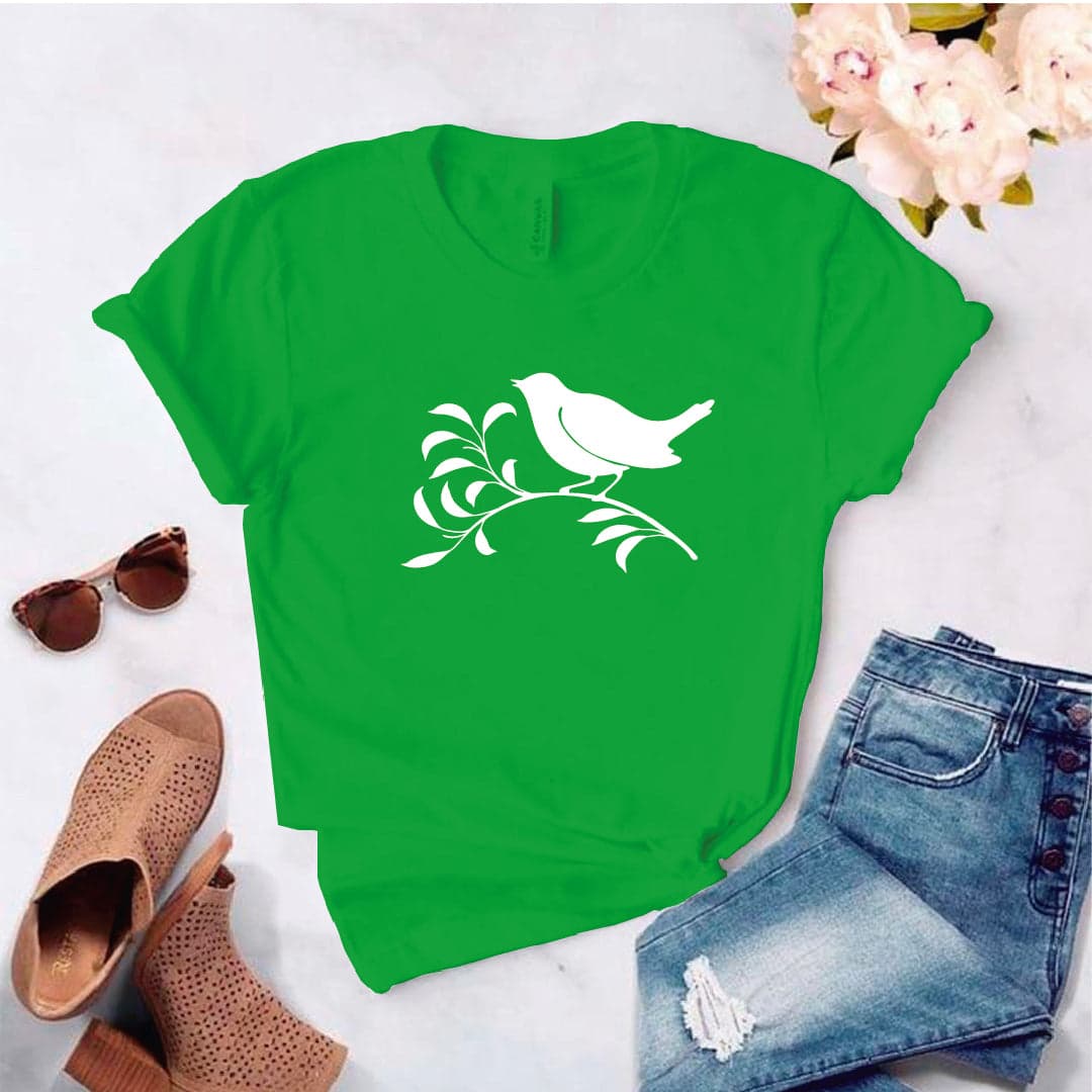 Camisa estampada tipo T- shirt Pajarito en rama 3 — foto 5