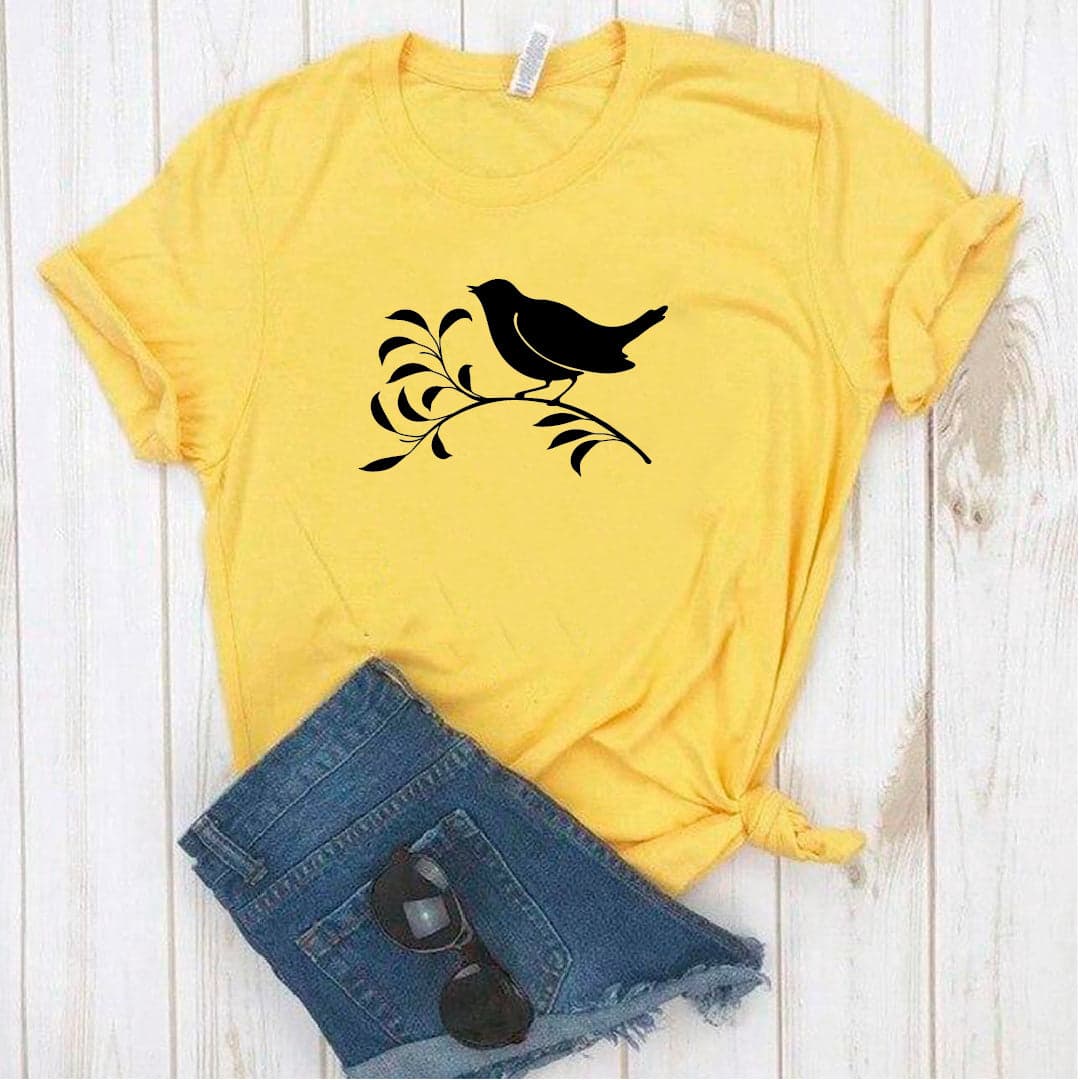 Camisa estampada tipo T- shirt Pajarito en rama 3 — foto 2