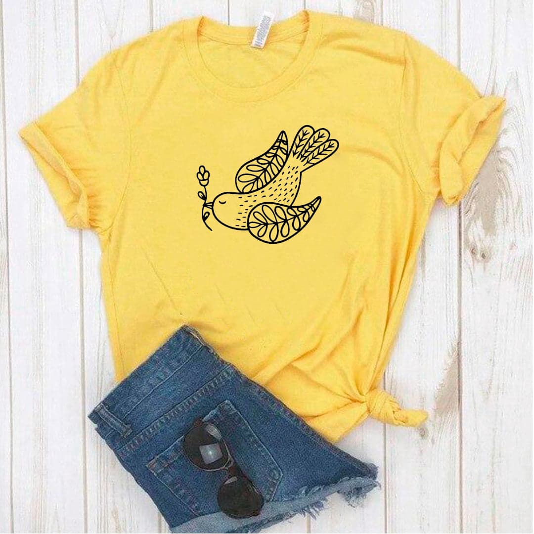 Camisa estampada tipo T- shirt Pajaro Caricatura 1 — foto 2