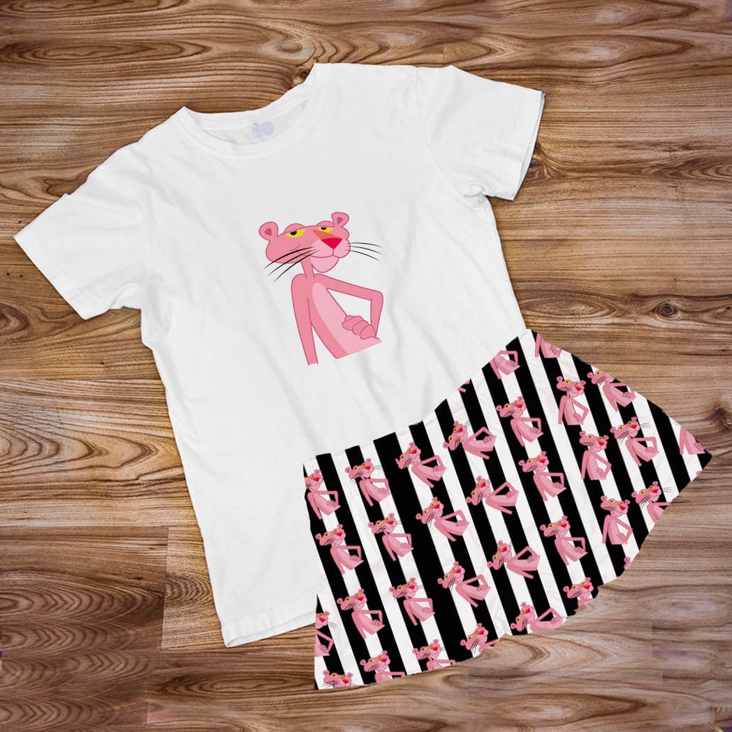 Pijama Estampada en poli algodón con el diseño de  PANTERA ROSA — foto 1
