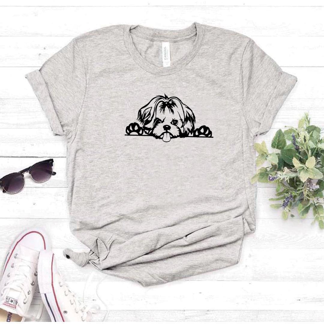 Camisa estampada tipo T- shirt Shis Tzu — foto 8