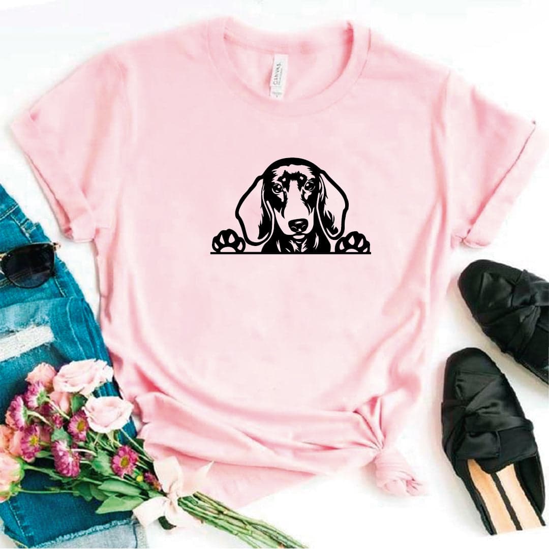 Camisa estampada tipo T- shirt Perro Salchicha ASOMADO — foto 7
