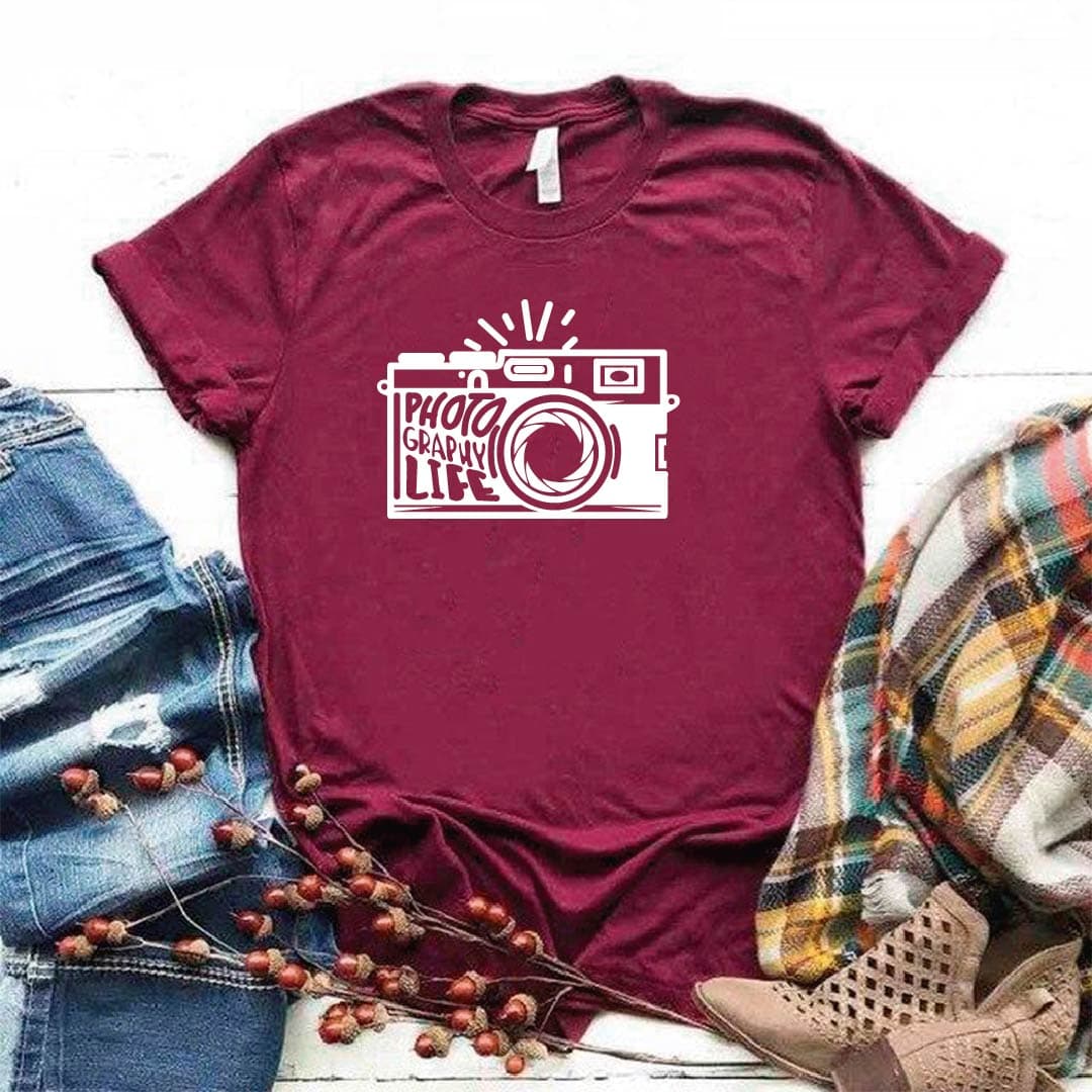 Camisa estampada tipo T- shirt PHOTOGRAPHY LIFE — foto 8