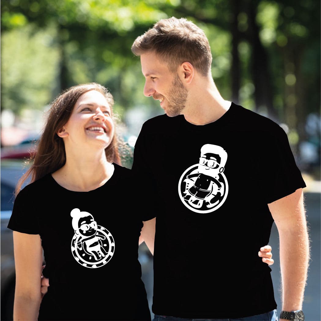Camiseta estampada pareja T-shirt pibu con flotadores — foto 2