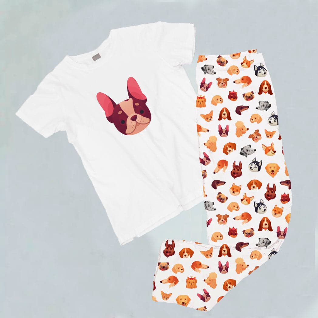 Pijama estampada de pantalón Largo Boston Terrier (Perros) — foto 1