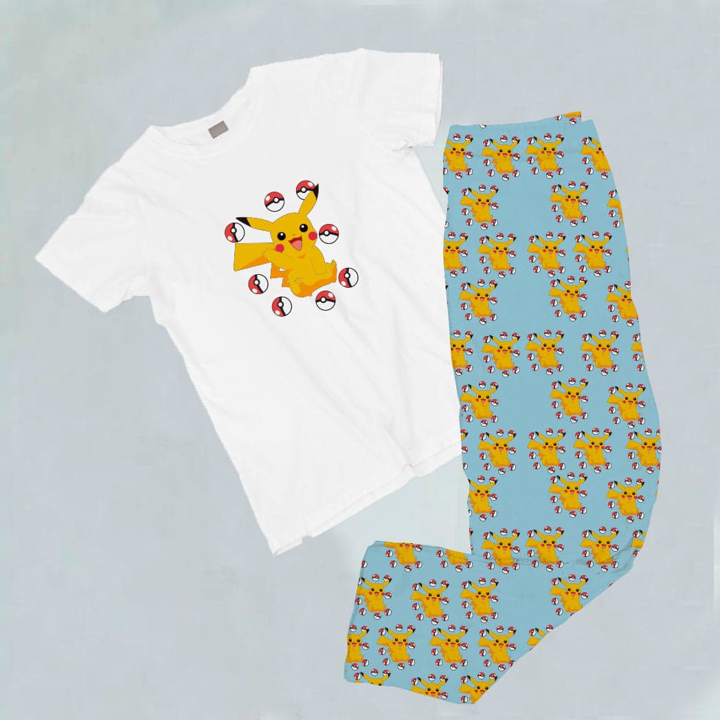 Pijama estampada de pantalón Largo PIKACHU — foto 1