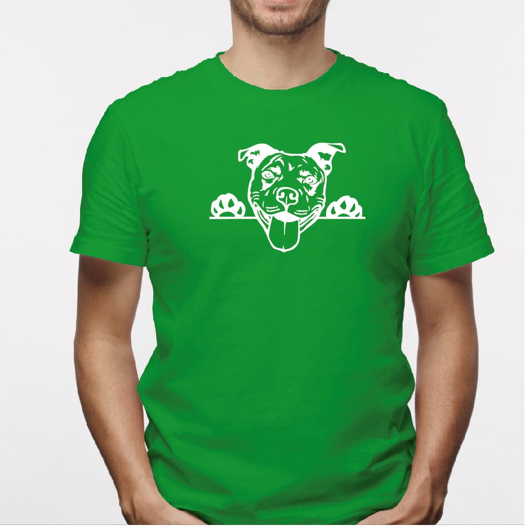 Camisa estampada para hombre  tipo T-shirt Pitbull — foto 3