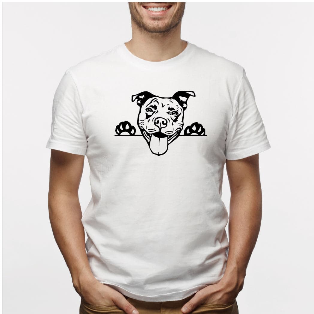Camisa estampada para hombre  tipo T-shirt Pitbull — foto 4