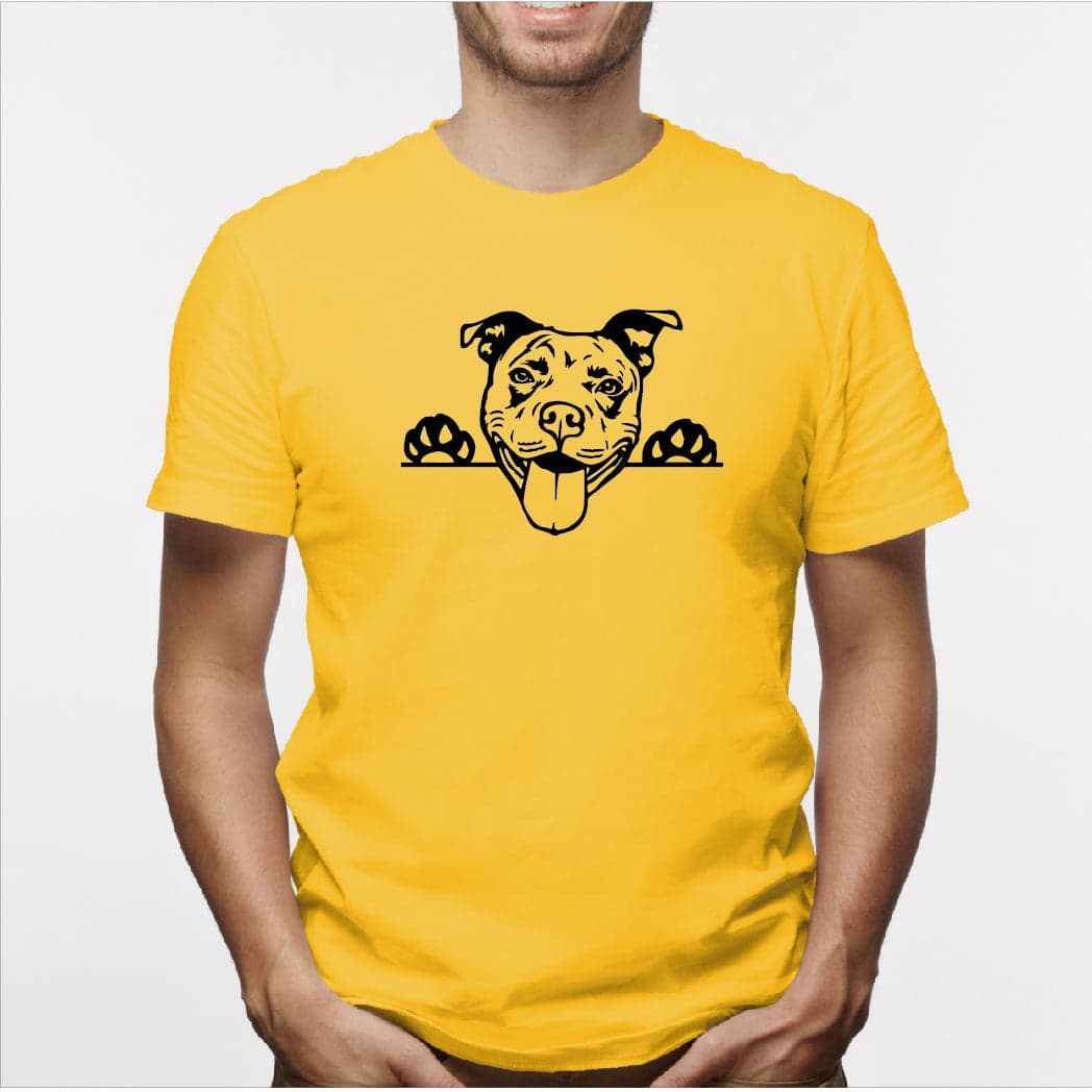 Camisa estampada para hombre  tipo T-shirt Pitbull — foto 5
