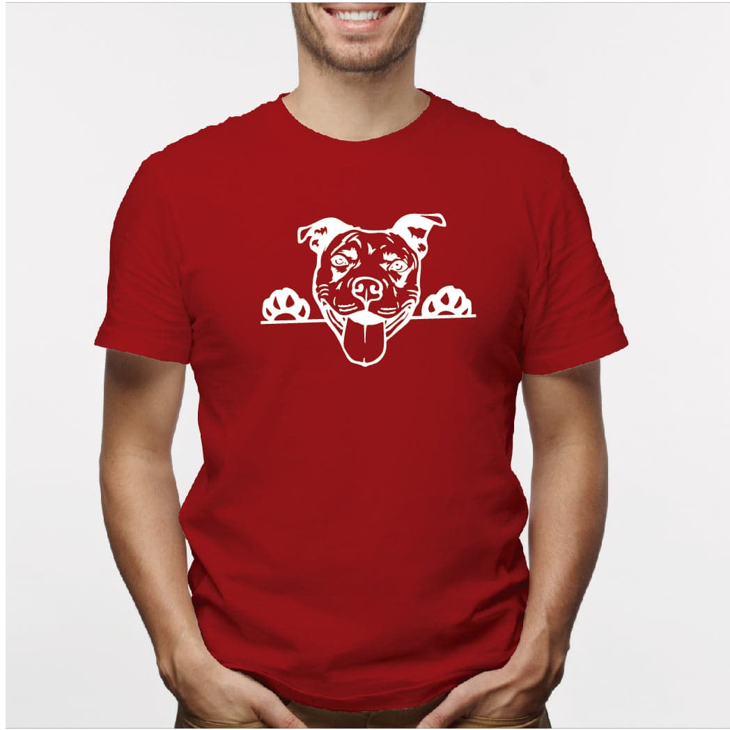 Camisa estampada para hombre  tipo T-shirt Pitbull — foto 1