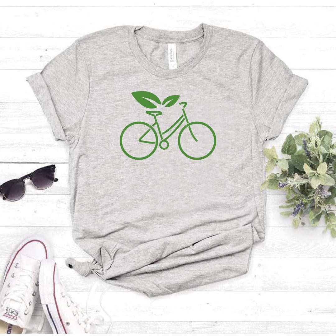 Camisa estampada tipo T- shirt Planta Bicicleta — foto 7