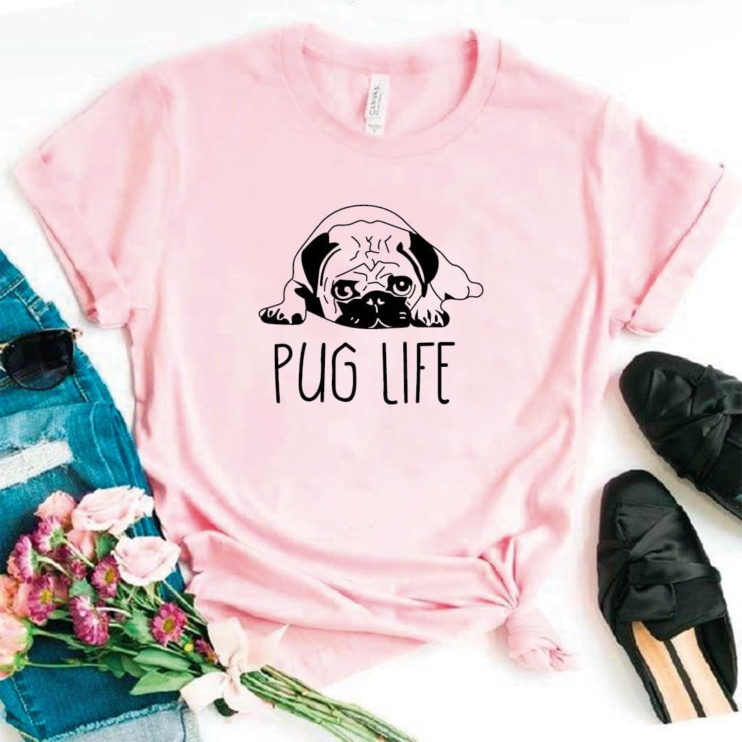 Camisetas estampada tipo T-shirt  PUG LIFE — foto 2