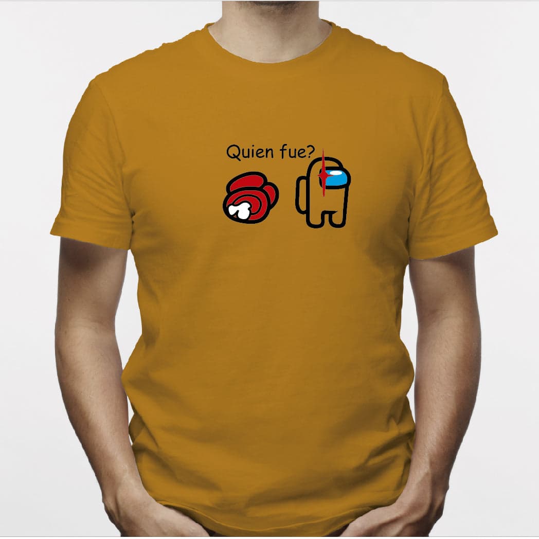 Camisa estampada para hombre  tipo T-shirt AMONG US QUIEN FUE? — foto 6