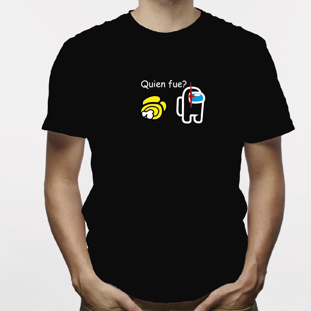 Camisa estampada para hombre  tipo T-shirt AMONG US QUIEN FUE? — foto 2