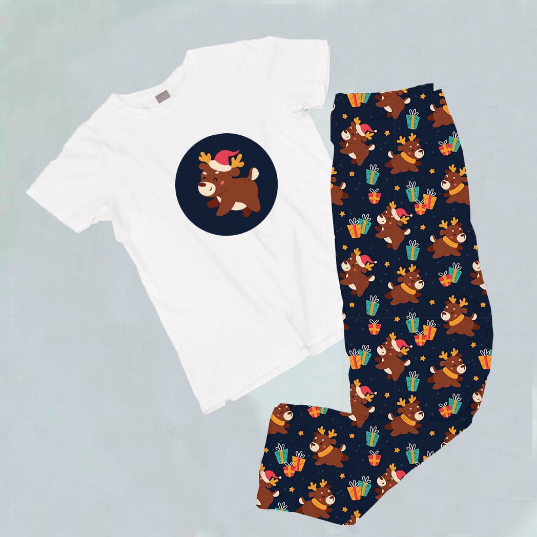 Pijama estampada de pantalón Largo Reno Navideño (navidad) — foto 1