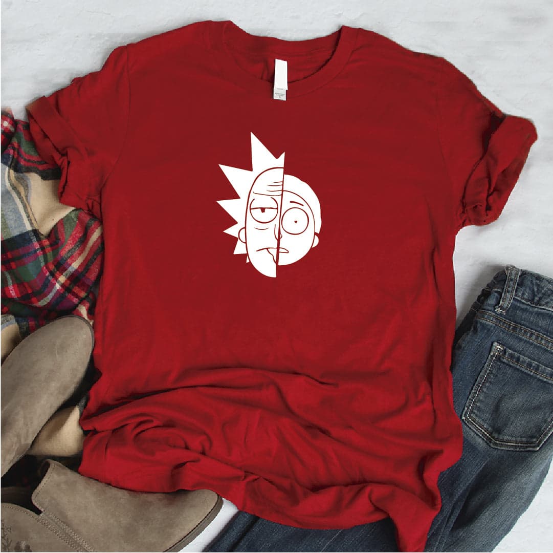Camisa estampada  tipo T-shirt RICK AND MORTY MITAD DE CARA — foto 6