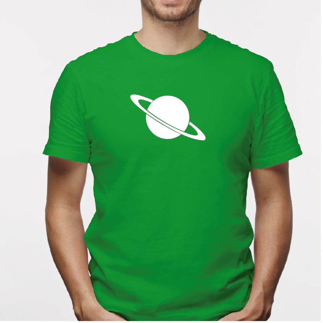 Camisa estampada para hombre  tipo T-shirt Saturno — foto 2