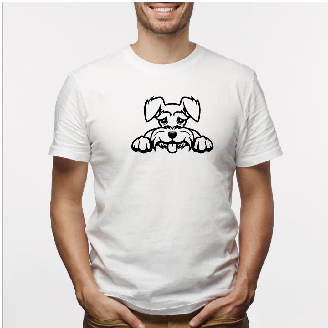 Camisa estampada para hombre  tipo T-shirt Schauzer — foto 1