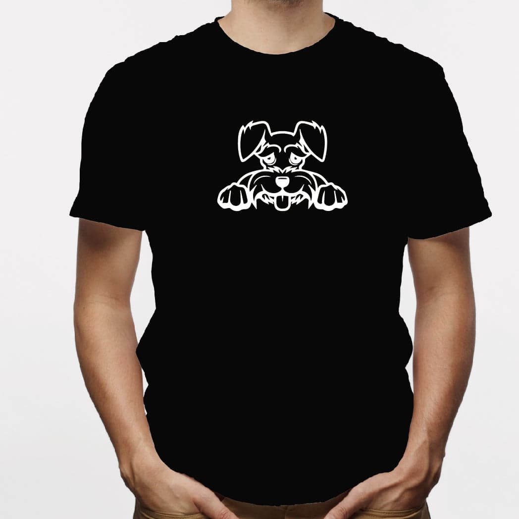 Camisa estampada para hombre  tipo T-shirt Schauzer — foto 3