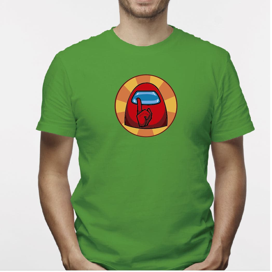Camisa estampada para hombre  tipo T-shirt SHHHH AMONG US — foto 2