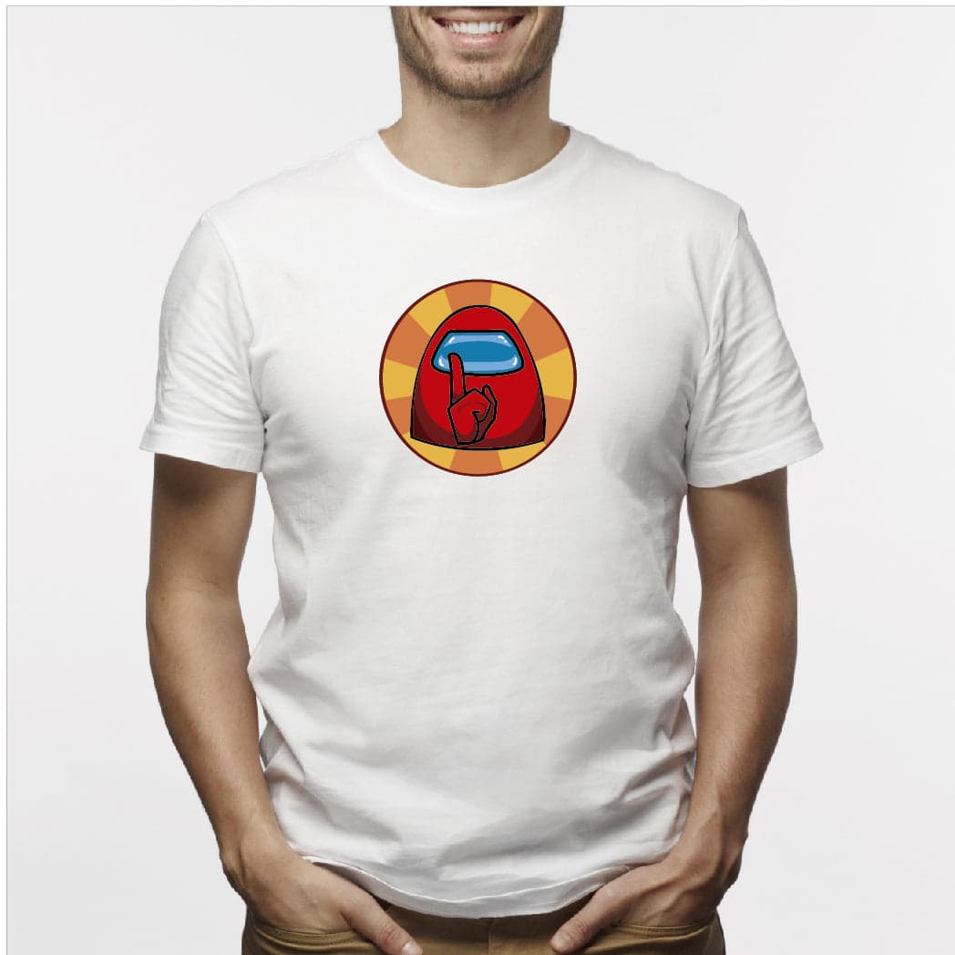Camisa estampada para hombre  tipo T-shirt SHHHH AMONG US — foto 3