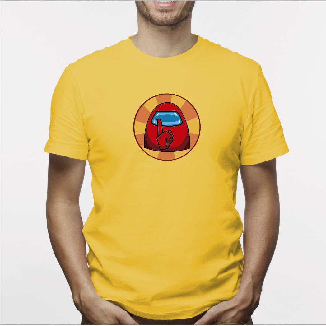 Camisa estampada para hombre  tipo T-shirt SHHHH AMONG US — foto 4