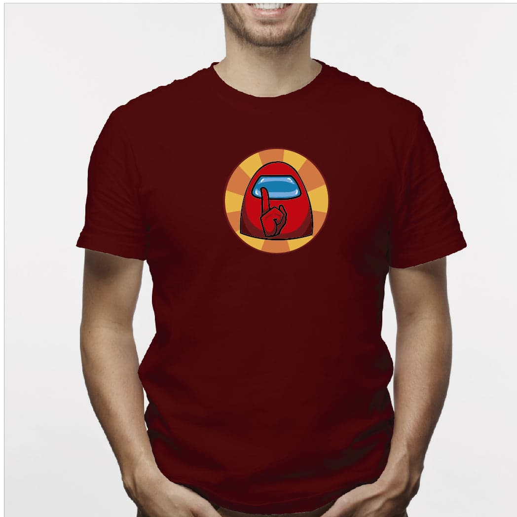 Camisa estampada para hombre  tipo T-shirt SHHHH AMONG US — foto 5