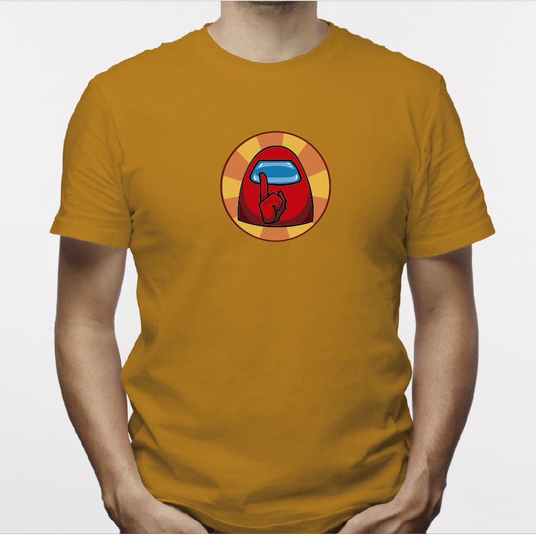 Camisa estampada para hombre  tipo T-shirt SHHHH AMONG US — foto 6