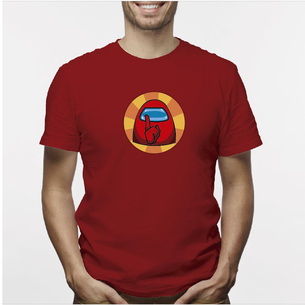 Camisa estampada para hombre  tipo T-shirt SHHHH AMONG US — foto 7