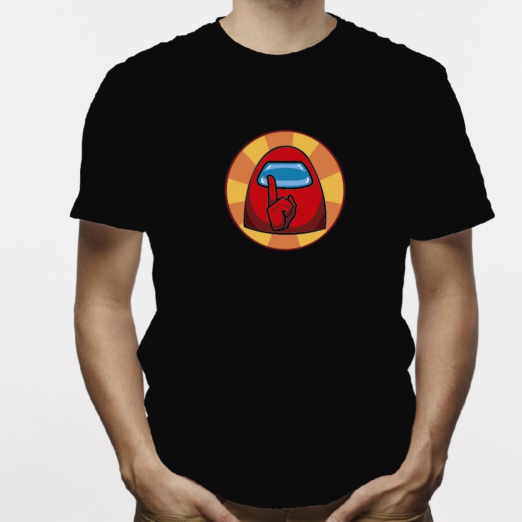 Camisa estampada para hombre  tipo T-shirt SHHHH AMONG US — foto 1