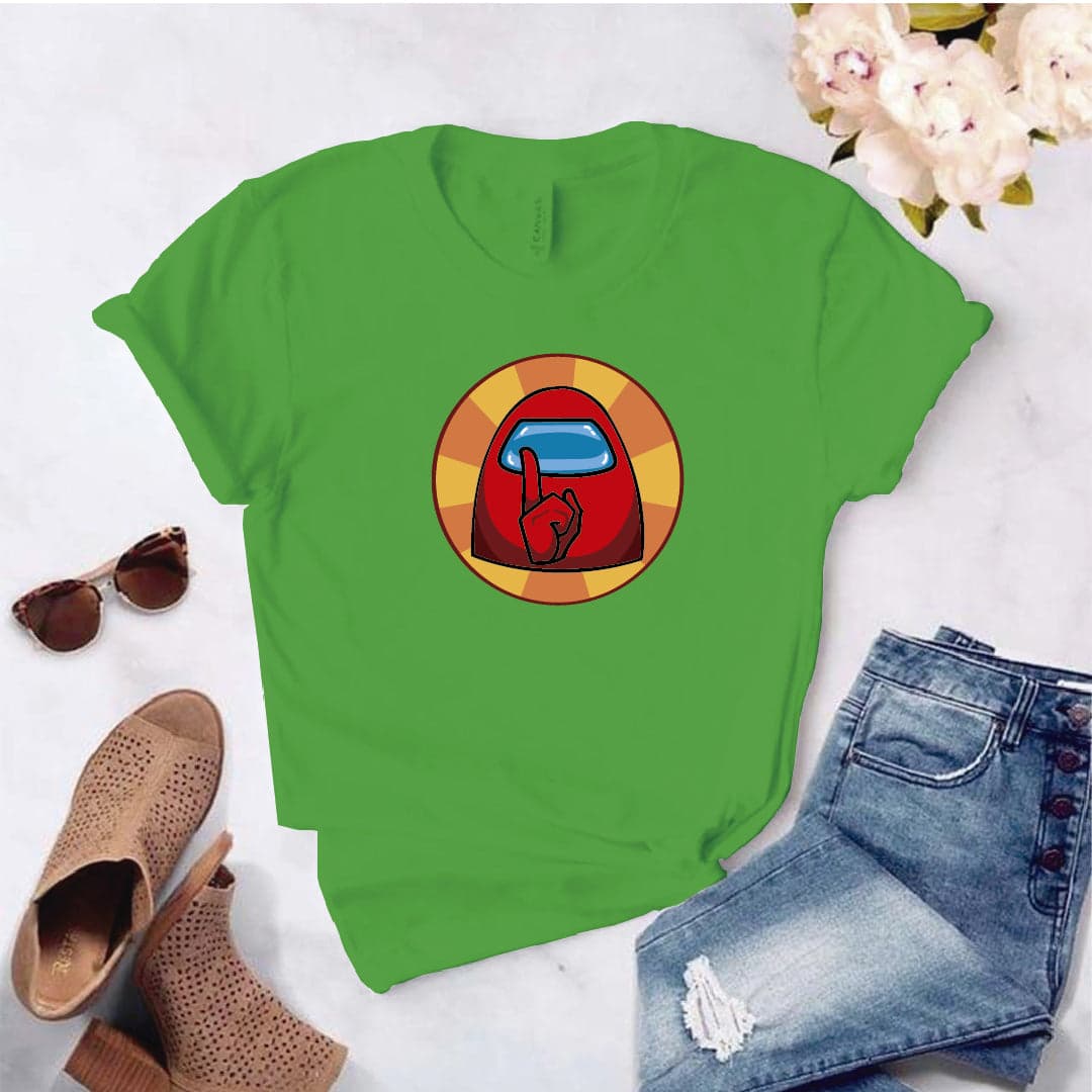 Camisa estampada  tipo T-shirt SHHHH AMONG US — foto 4