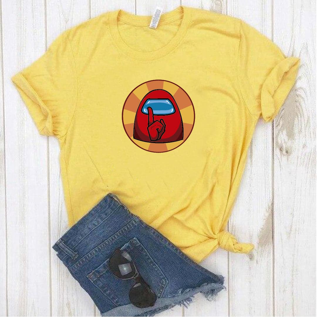 Camisa estampada  tipo T-shirt SHHHH AMONG US — foto 2