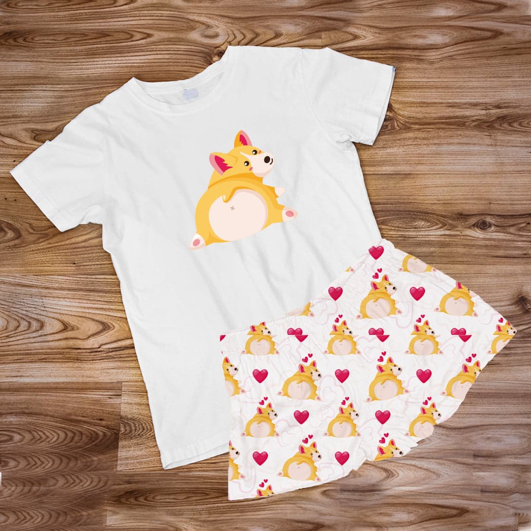 Pijama Estampada en poli algodón de Short perrito sexy — foto 1