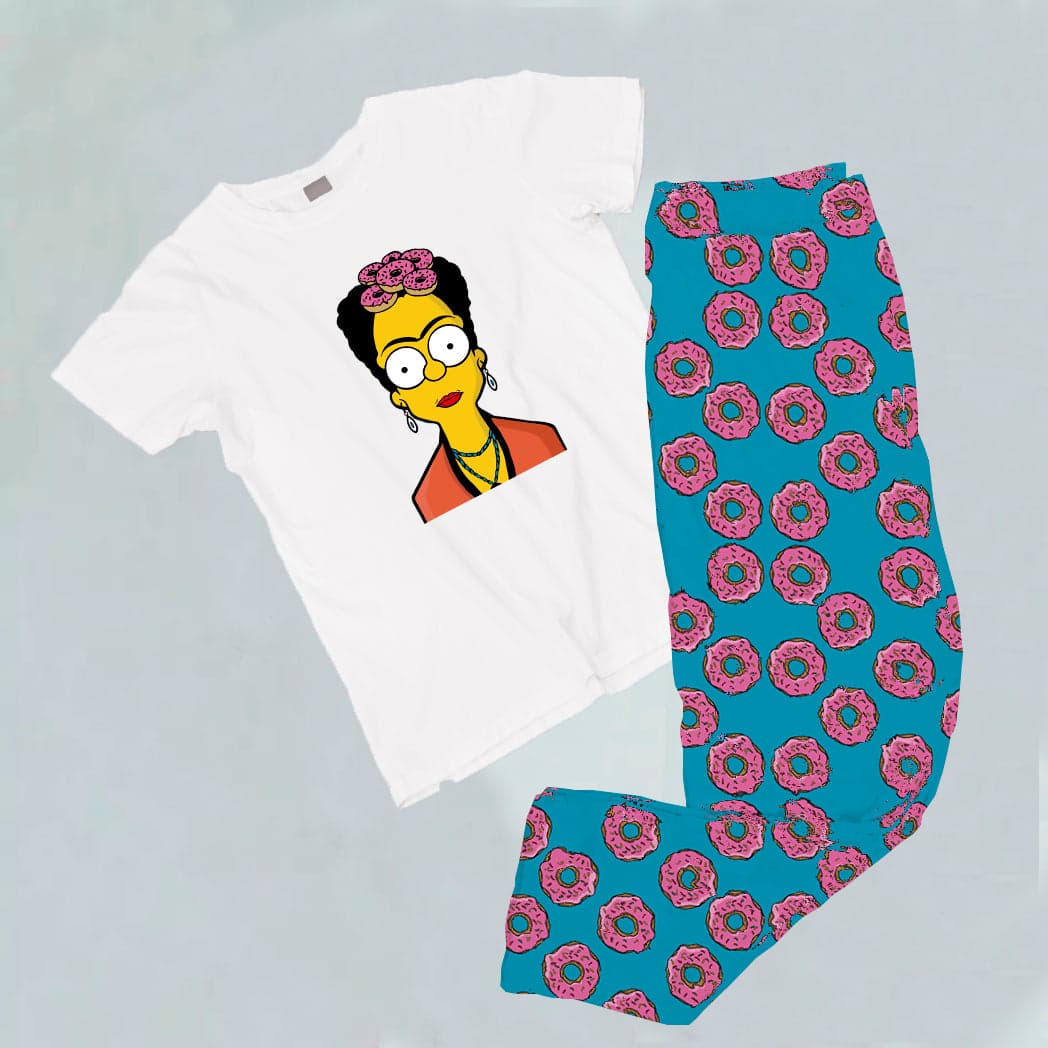 Pijama estampada de pantalón Largo LISA KHALO — foto 1
