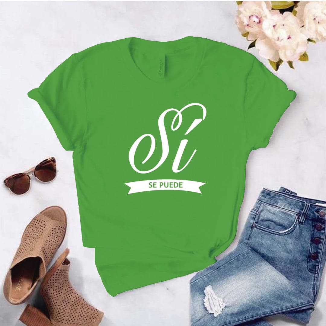 Camisa estampada  tipo T-shirt Si se puede — foto 7